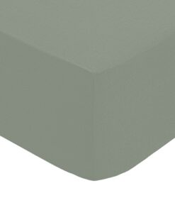 Fitted Sheet Percale Green 140X190