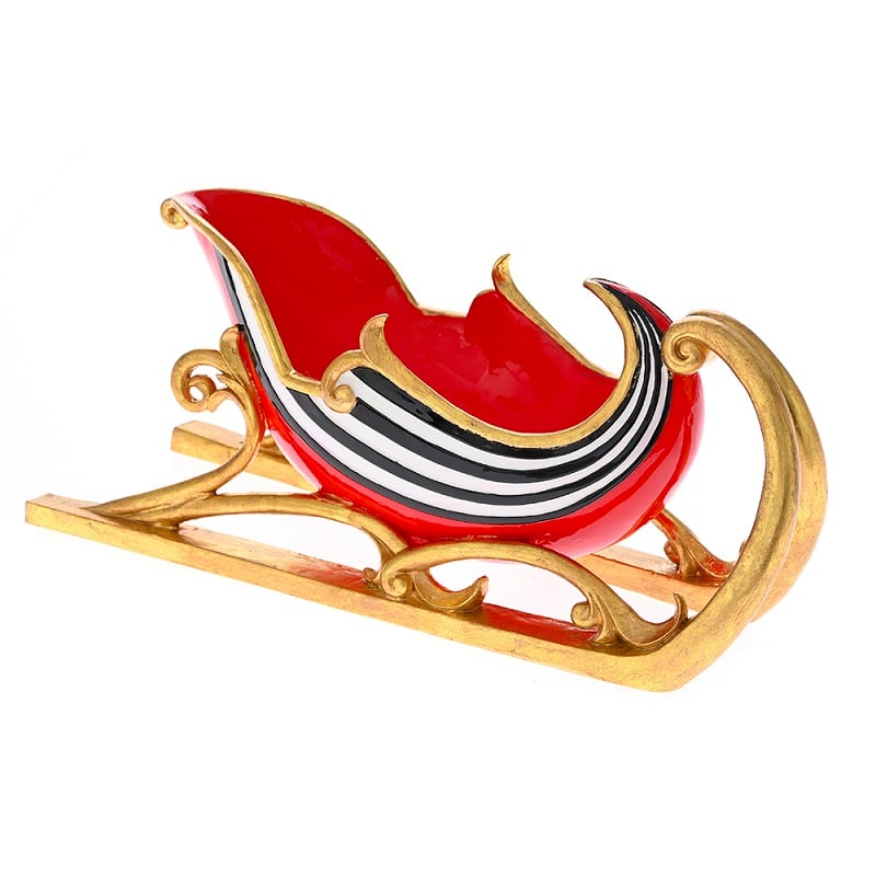 Red Gold Sledge With Stripes 3 Red Gold Sledge With Stripes 3
