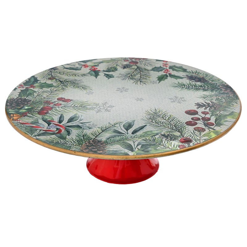 Cake Stand-Berries 29X29X12 Cake Stand-Berries 29X29X12