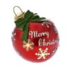 Red Polyresin Ball 12X12X13 Red Polyresin Ball 12X12X13