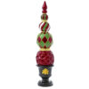 Red/Green Finial Topiary 30X30 Red/Green Finial Topiary 30X30