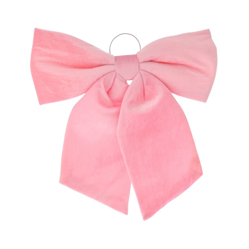 Xmas Light Pink Velvet Bow 40 Xmas Light Pink Velvet Bow 40