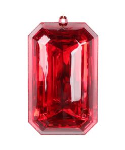 Rectangle Jewel Red