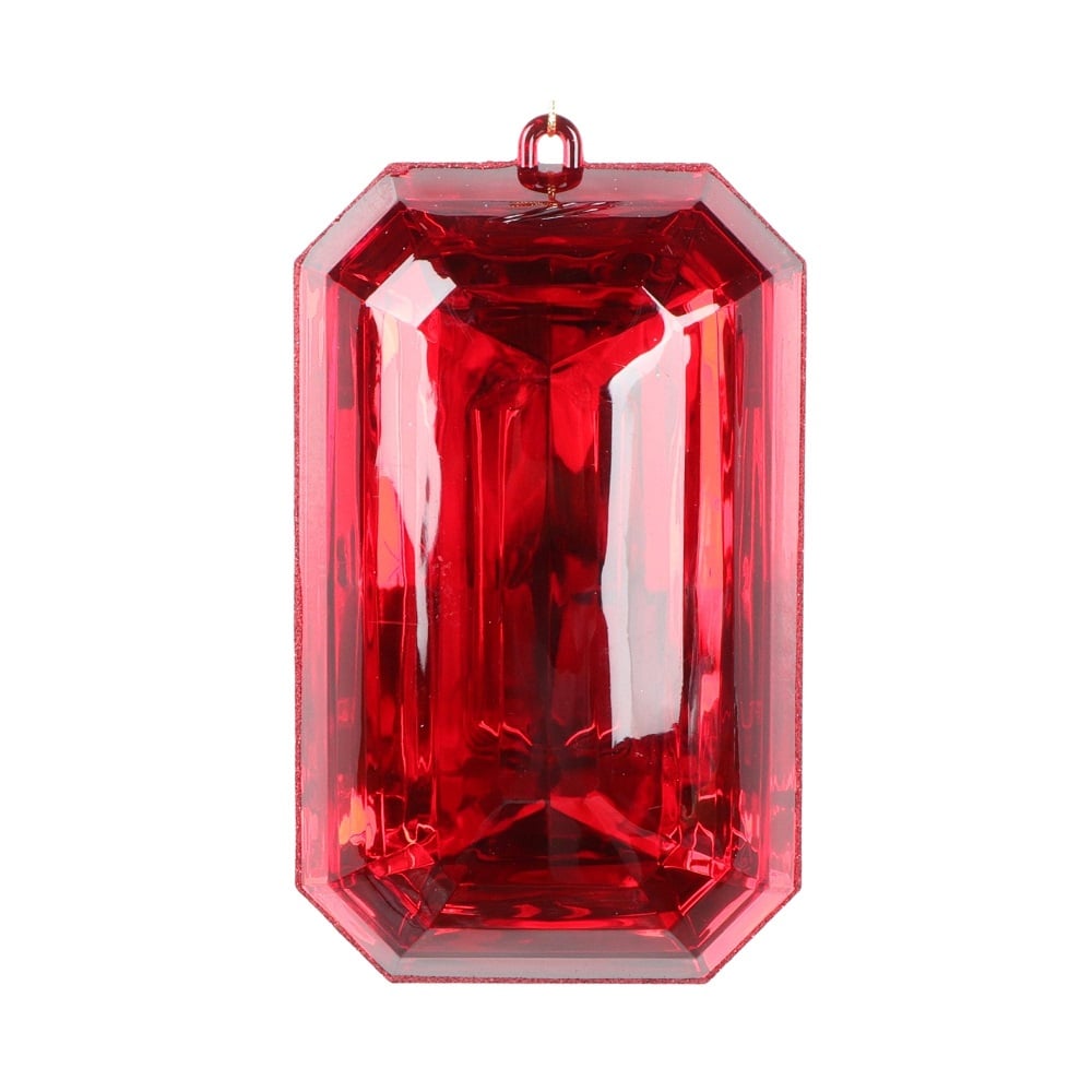 Rectangle Jewel Red Rectangle Jewel Red