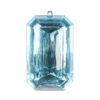 Rectangle Jewel Lt Blue Rectangle Jewel Lt Blue