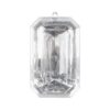 Rectangle Jewel Crystal Clear