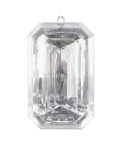 Rectangle Jewel Crystal Clear