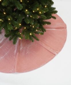 Velvet Tree Skirt Pink