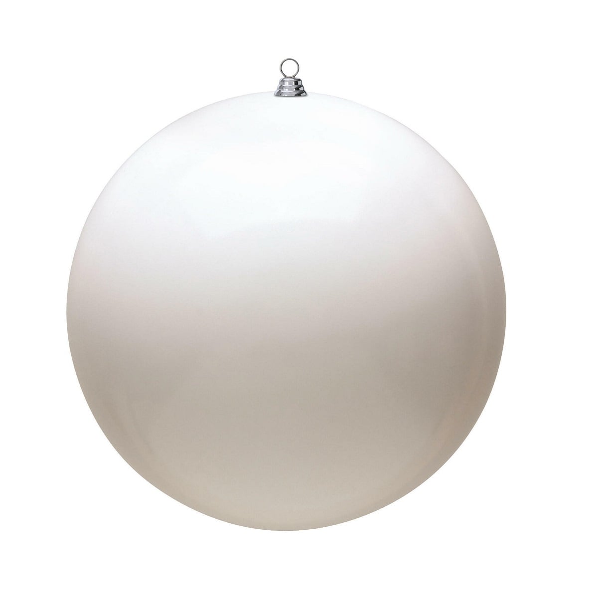 White Shiny Ball Uv Drilled 20Cm White Shiny Ball Uv Drilled 20Cm