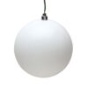 8 White Matte Ball Uv Drilled 20Cm 8 White Matte Ball Uv Drilled 20Cm