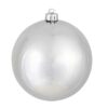 Silver Shiny Ball Uv Drilled Cap