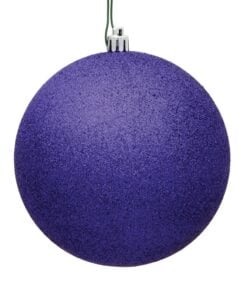 8In Purple Glitter Ball Cap 20Cm