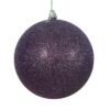 8In Plum Glitter Ball Cap 20Cm