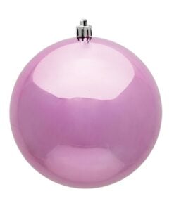 8In Pink Shiny Ball Uv Cap 20Cm