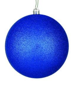 8In Midnight Blue Glitter Ball 20Cm