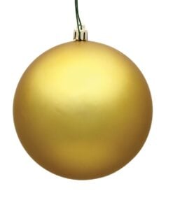 8In Gold Matte Ball Uv Cap 20Cm