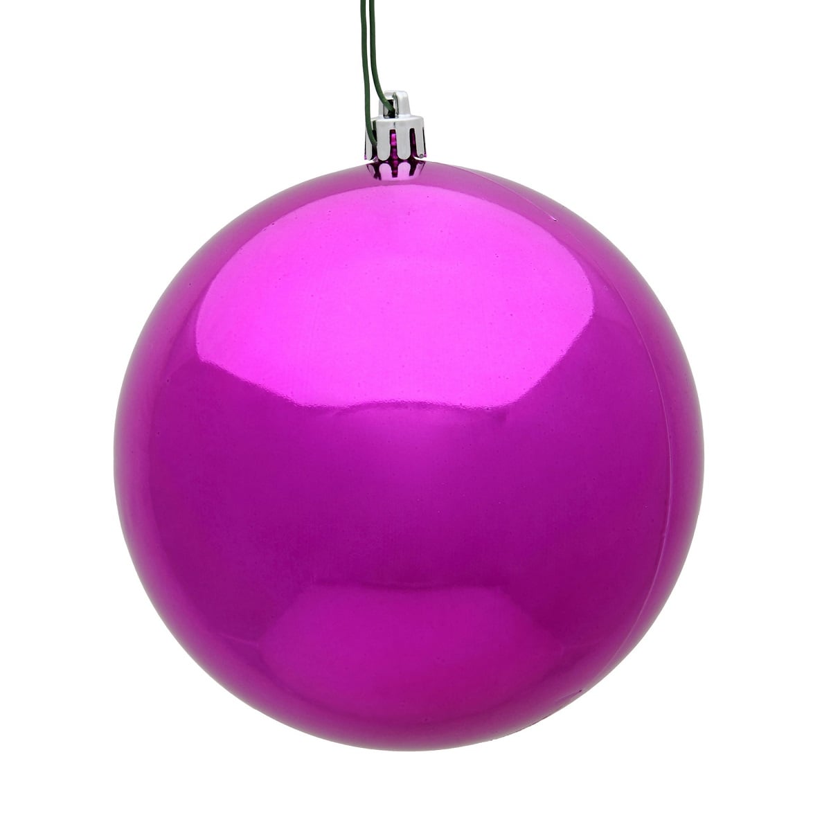8In Fuchsia Shiny Ball Uv Cap 20Cm 8In Fuchsia Shiny Ball Uv Cap 20Cm