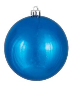8In Blue Shiny Ball Uv Cap 20Cm