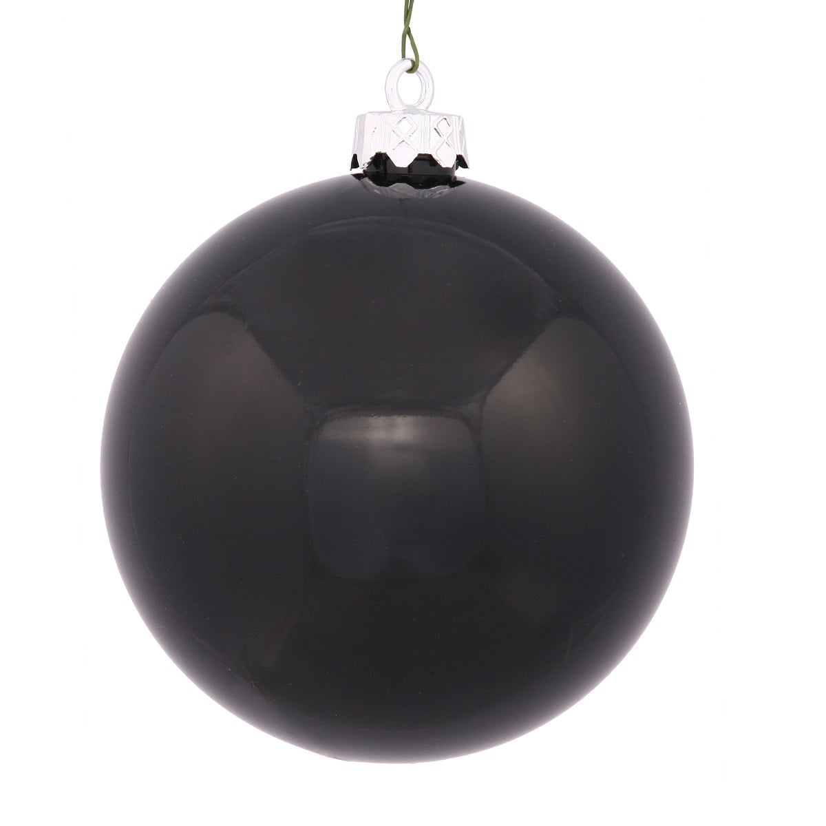 8In Black Shiny Ball Uv Cap 20Cm 8In Black Shiny Ball Uv Cap 20Cm