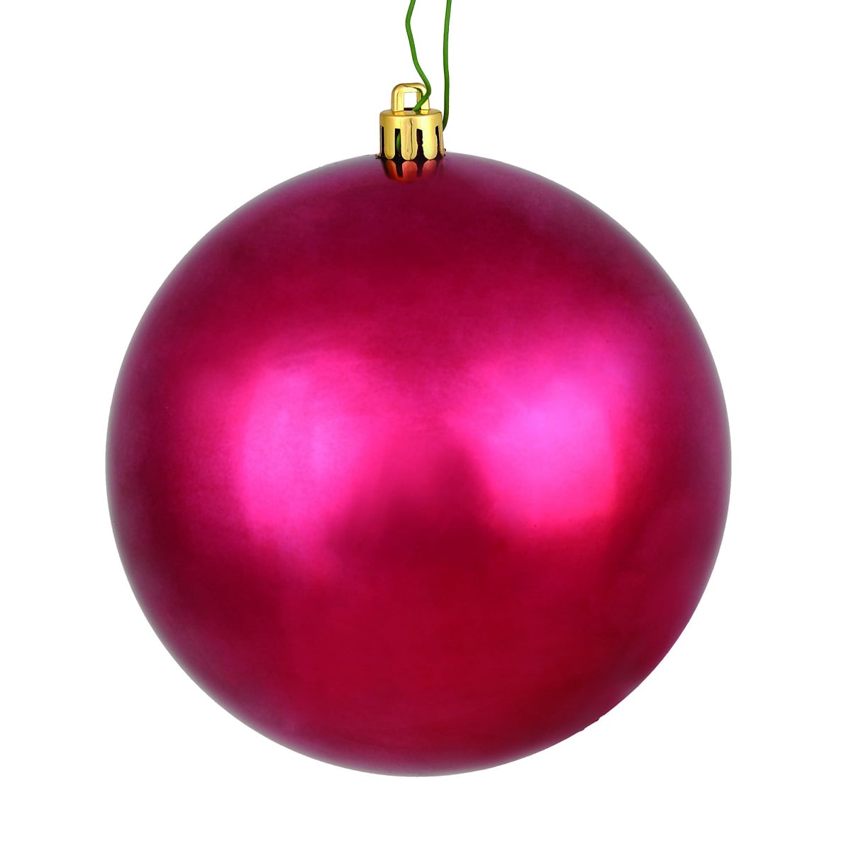 8In Berry Red Shiny Ball Uv 20Cm 8In Berry Red Shiny Ball Uv 20Cm