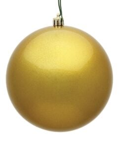 6In Gold Candy Ball Uv Drilled
