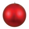 Giant Red Matte Ornament
