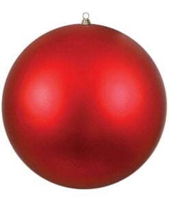 Giant Red Matte Ornament