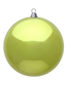 15.75In Lime Shiny Ball Uv