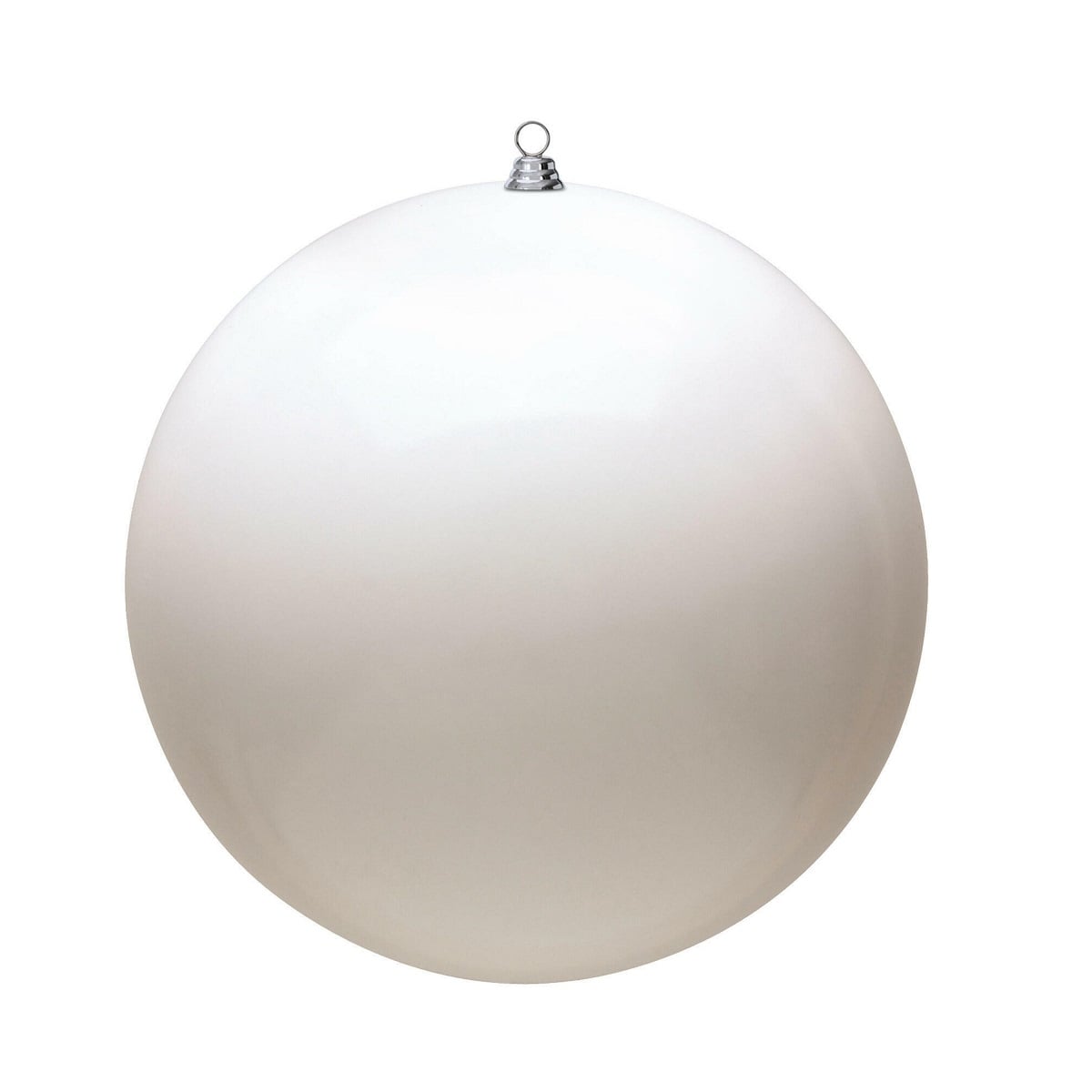12In White Shiny Ball Uv Cap 12In White Shiny Ball Uv Cap