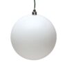 12In White Matte Ball Uv Cap 12In White Matte Ball Uv Cap