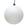 12In White Glitter Ball Cap