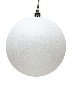 12In White Glitter Ball Cap