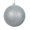 12In Silver Glitter Ball Cap