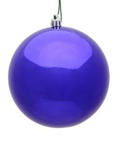 12In Purple Shiny Ball Uv Cap