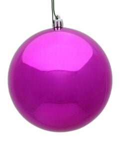 12In Fuchsia Shiny Ball Uv Cap