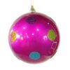 8In Pink Candy Polka Dot Ball 20Cm 8In Pink Candy Polka Dot Ball 20Cm