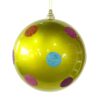 8In Lime Candy Polka Dot Ball 20Cm