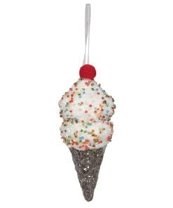 5.75In Brown Ice Cream Cone Or