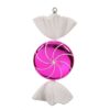 18.5In Pink White Swirl Candy
