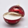 Candle In Glass Sphere Stars D 18
