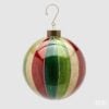Gold Glitter Striped Ball D12
