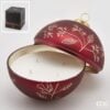 Berry Sphere Glass Candle D18