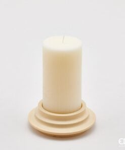 Dorica Candle With Plate H 15