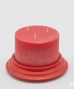 Dorica Candle With Plate H 10