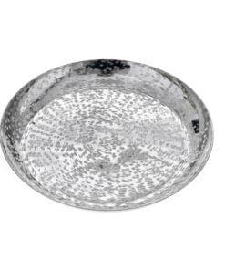 Silver Metal Round Plate 30 Cm