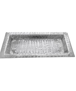 Silver Metal Tray 31 X 17 Cm