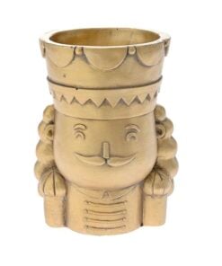 Gold Ceramic Planter 18 X 15 X 23 Cm