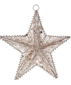 Champagne Hanging Star 30 Cm