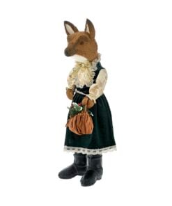 Brown Fox Green Dress 23X22X70