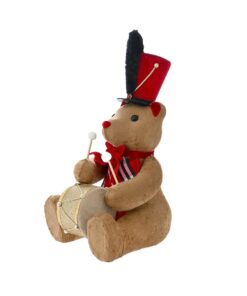 Brown Bear Drummer 29X32X51Cm